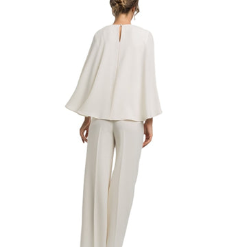 Pantalone Alba Conde Vita Alta con Cintura 3508 739